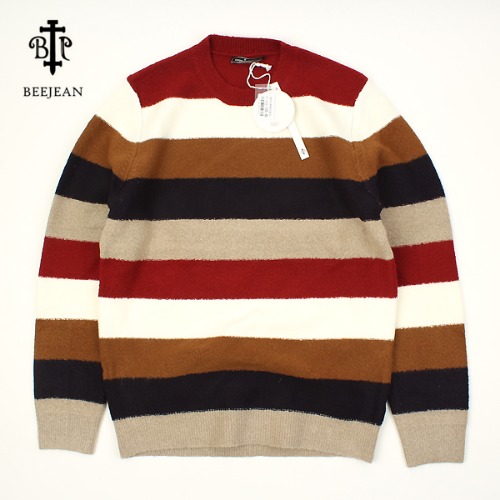 [BEEJEAN] Color Stripe Knit 컬러스트라이프니트