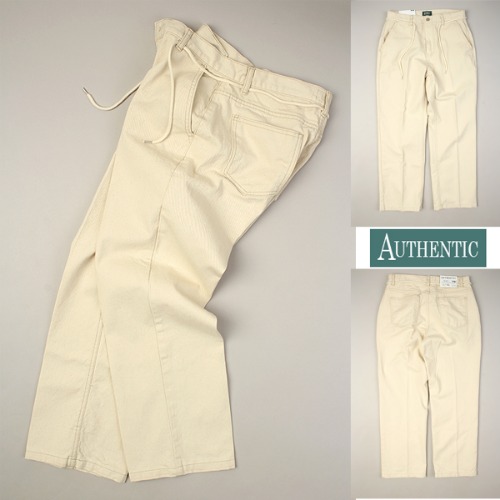 [AUTHENTIC] NATURAL WIDE PANTS