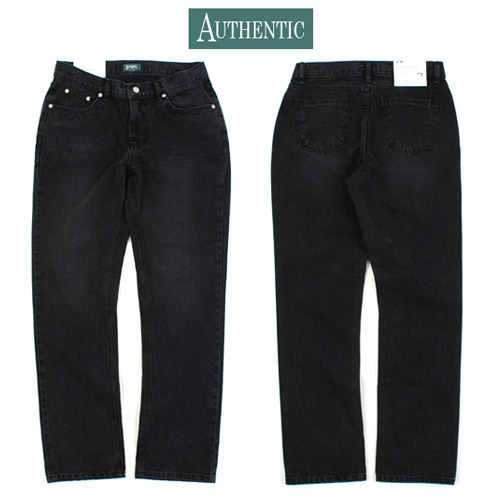 [AUTHENTIC] Regular Washed Black Jeans 레귤러블랙진