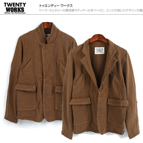 [TWENTY WORKS]2Way Vintage Jacket/빈티지자켓