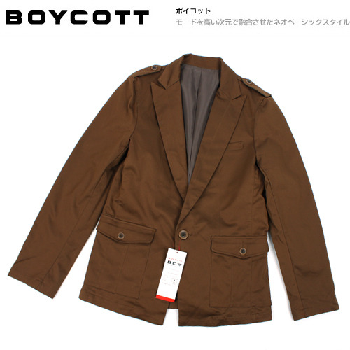 [BOYCOTT]One Button Slim Jacket 보이콧 슬림자켓