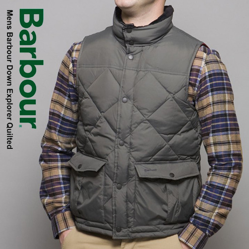 [Barbour]Quilted Down Vest CC 바버 퀼트다운조끼