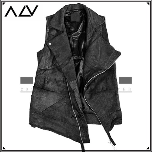 [ACV] EXCEED LEATHER VEST(H&gt;F LIMITED)/양가죽베스트 리미티드상품