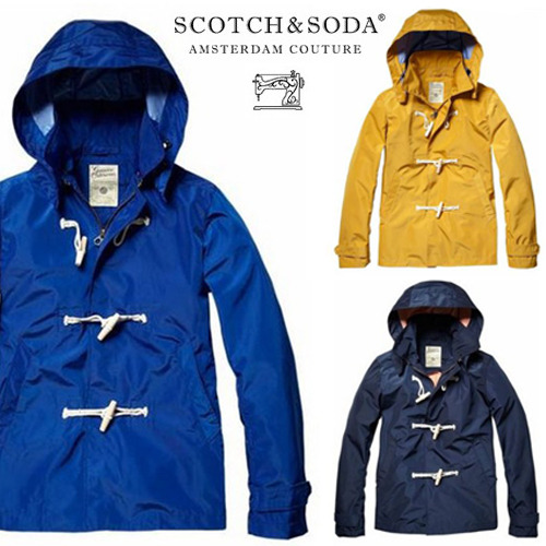 [Scotch&amp;Soda]Outdoor Summer Jacket with Toggle Closure  방수야상