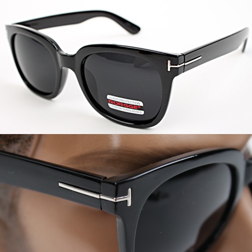 [WEGO] Black Frame Sunglasses / 위고 블랙선글라스