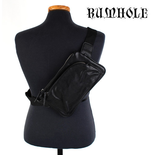 [RUMHOLE]Leather Cross Backpack 가죽 크로스백팩