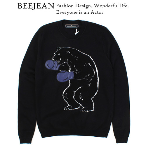 [BEEJEAN]Boxer Bear Wool Knit 비진 복서베어니트(슬림95)