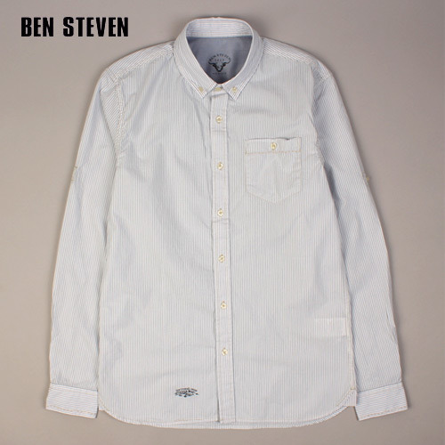 [BEN STEVEN] Stripe L/S Shirts (XL-105) 벤스티븐 스트라이프셔츠