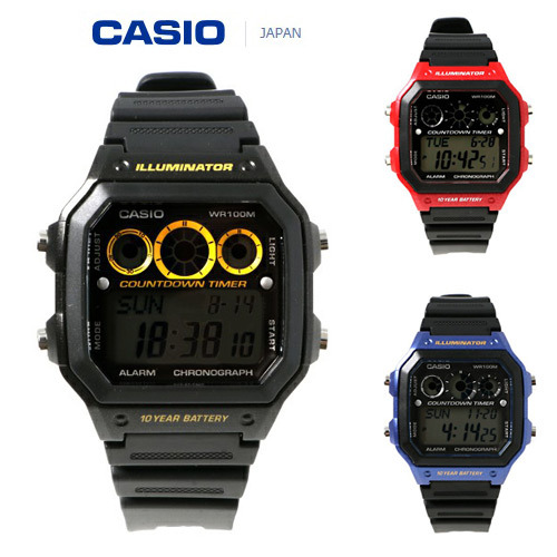[CASIO JAPAN] COUNTDOWN TIMER WATCH (5 COLOR)