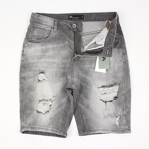 [no.44] Destroyed GRAY WASHING JEANS