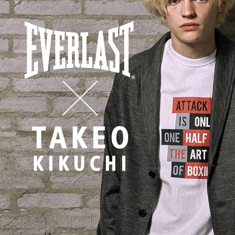 [TAKEO KIKUCHI×EVERLAST] Collaboration T-shirts no.1