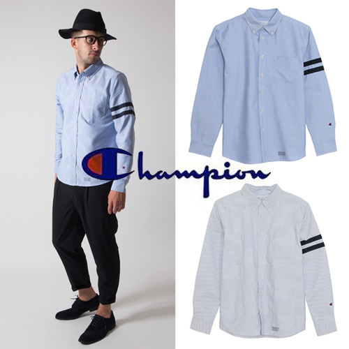 [Champion] Canvas L/S Buttondown Shirts 챔피언 캔버스버튼다운셔츠