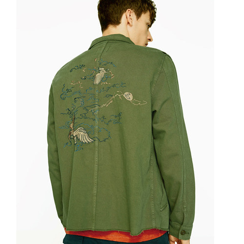 [ZARA] Embroidered jacket