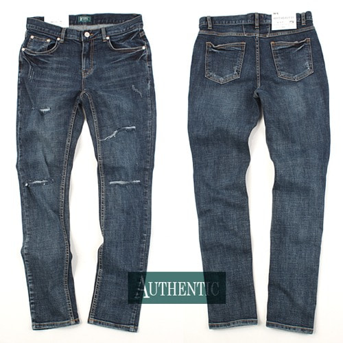 [AUTHENTIC] Knife Damage Washing Jeans 칼구제 워싱진H7