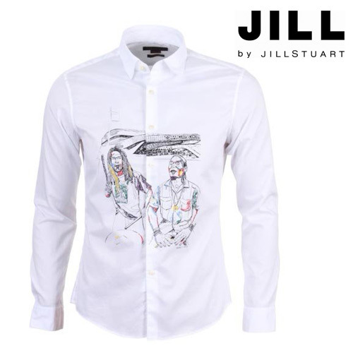 [JILL by JILLSTUART] Art Collarbo White Shirts 질바이질스튜어트 아트셔츠