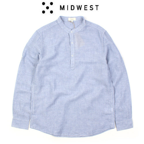 [MIDWEST] Linen Stripe L/S Shirts 린넨스트라이프셔츠