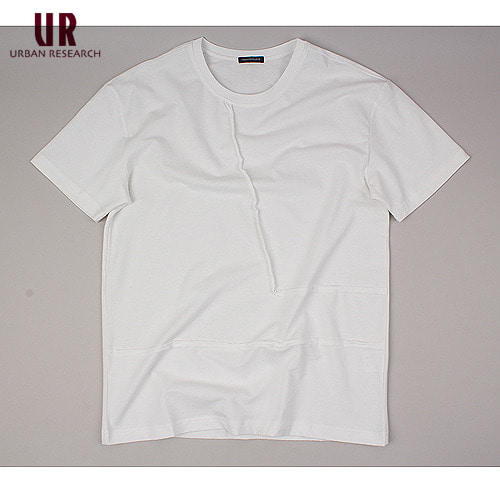 [URBAN RESEARCH] INCISION WH  S/S Tee 어반리서츠 절개니트티