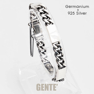 [GENTE] Germanium CHAIN Silver Bracelet NO.2 게르마늄 실버체인팔지