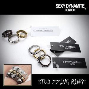 Stud zzing Rings/스터드찡반지/패션반지/섹시다이나마이트 런던*