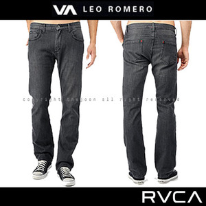 [RVCA]Romero Slim Gray Denim Jeans 그레이워싱진