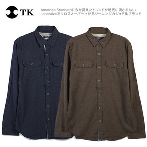 [TK]Cotton Ponit Long Shirts 타케오키쿠치 포인트셔츠