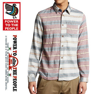 [POWER TO THE PEOPLE]Crazy Stripe Shirts 스트라이프셔츠