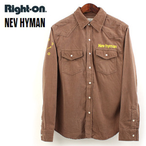 [RIGHT ON]Nev hyman Corduroy Shirts 라이트온 코듀로이셔츠