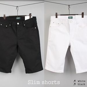 [AUTHENTIC] Slim short jeans 슬림숏진 (블랙,화이트진)