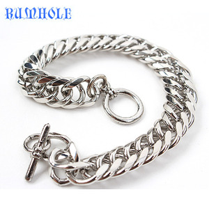 [RUMHOLE]Chain bracelet 체인팔찌(무광,유광)