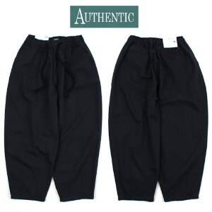 [AUTHENTIC] BALLOON COTTON NAVY WIDE PANTS 와이드 벌룬팬츠