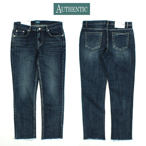 [AUTHENTIC] Washed Crop Jeans 워시드크롭진