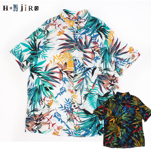[HANJIRO Japan] hawaiian Shirts 한지로 트로피컬 하와이안셔츠