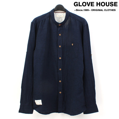 [GLOVE HOUSE] China Collar Linen L/S Shirts 린넨셔츠