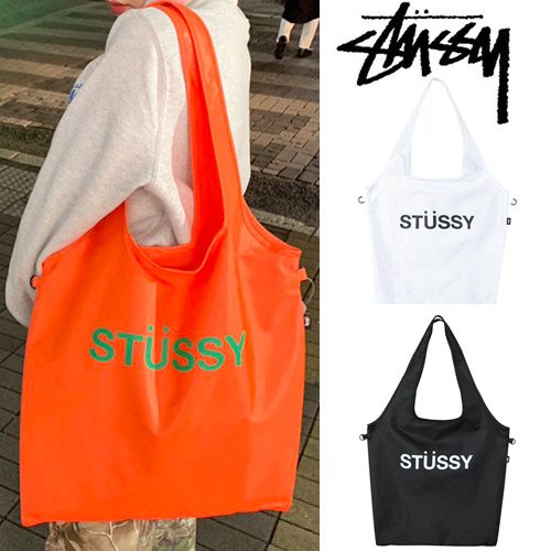 [STUSSY] Coated Canvas Tote 스투시 코팅토트백