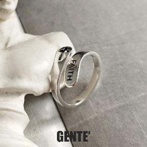 [GENTE] 믿음의십자가 FAITH Sterling Silver Ring