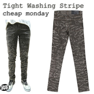 [CHEAP MONDAY] Tight Washing Stripe