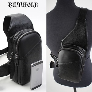 [RUMHOLE]Leather Cross Backpack 가죽 크로스미니백팩